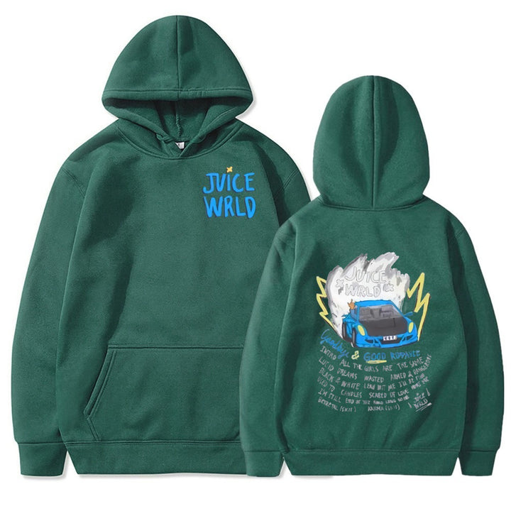 Women's hoodie with vibrant graffiti design and comfortable fit Skjora