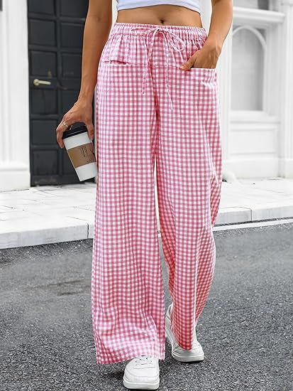 Lett Pantalon for kvinner med snor Skjora