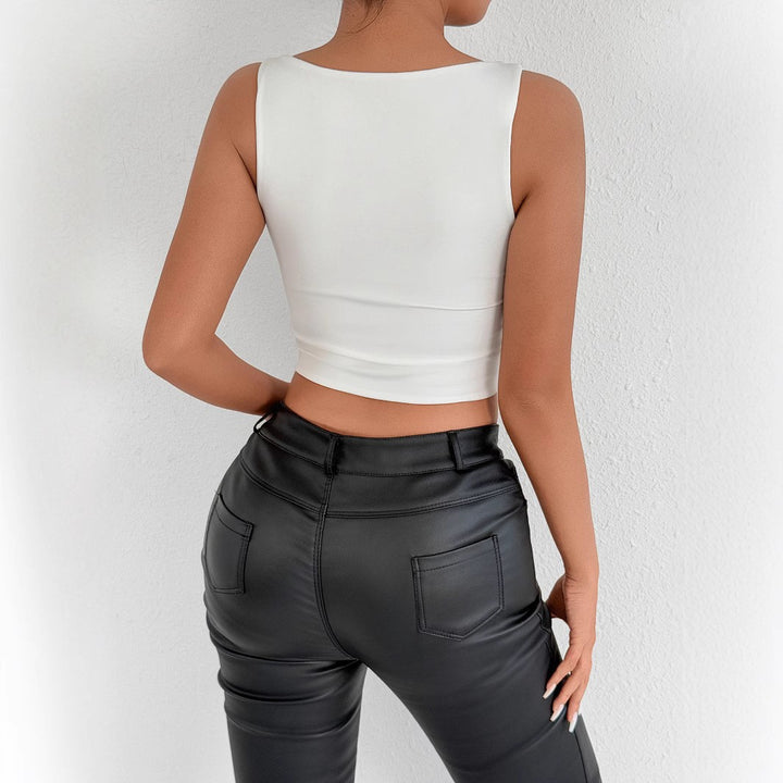 Dame Crop-Top med moderne snitt og komfort Skjora