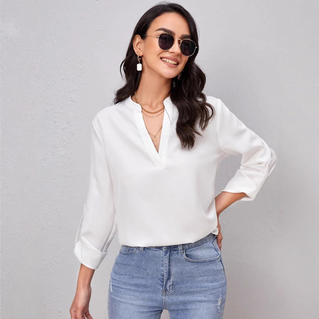 Damer Elegant og moderne bluse skjorte Skjora