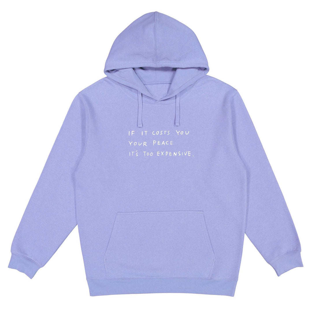 Dame hoodie med inspirerende motiv Skjora