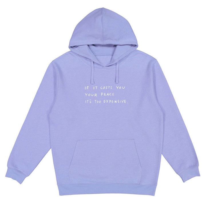 Dame hoodie med inspirerende motiv Skjora