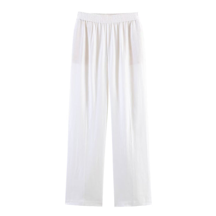 Damer elegant løs Culotte med elastisk linning Skjora