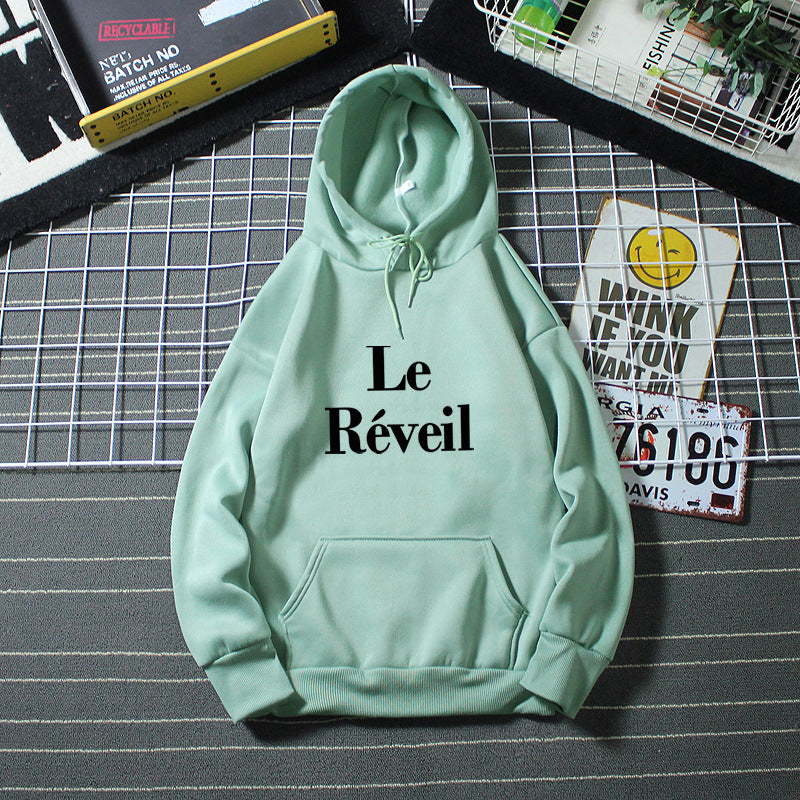 Damen Kapuzenpullover mit stilvollem Schriftzug Skjora
