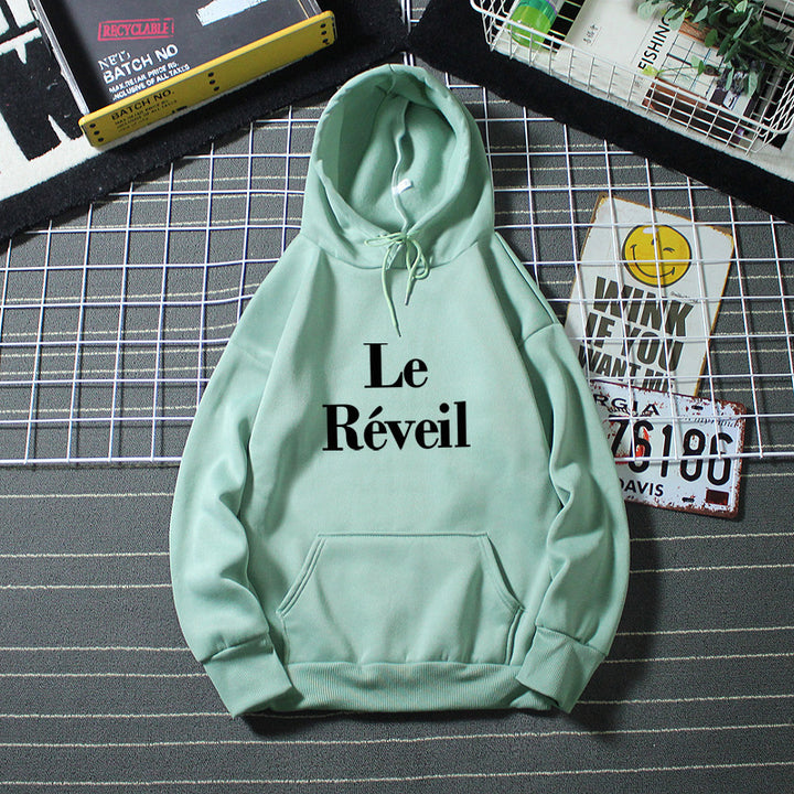Damen Kapuzenpullover mit stilvollem Schriftzug Skjora