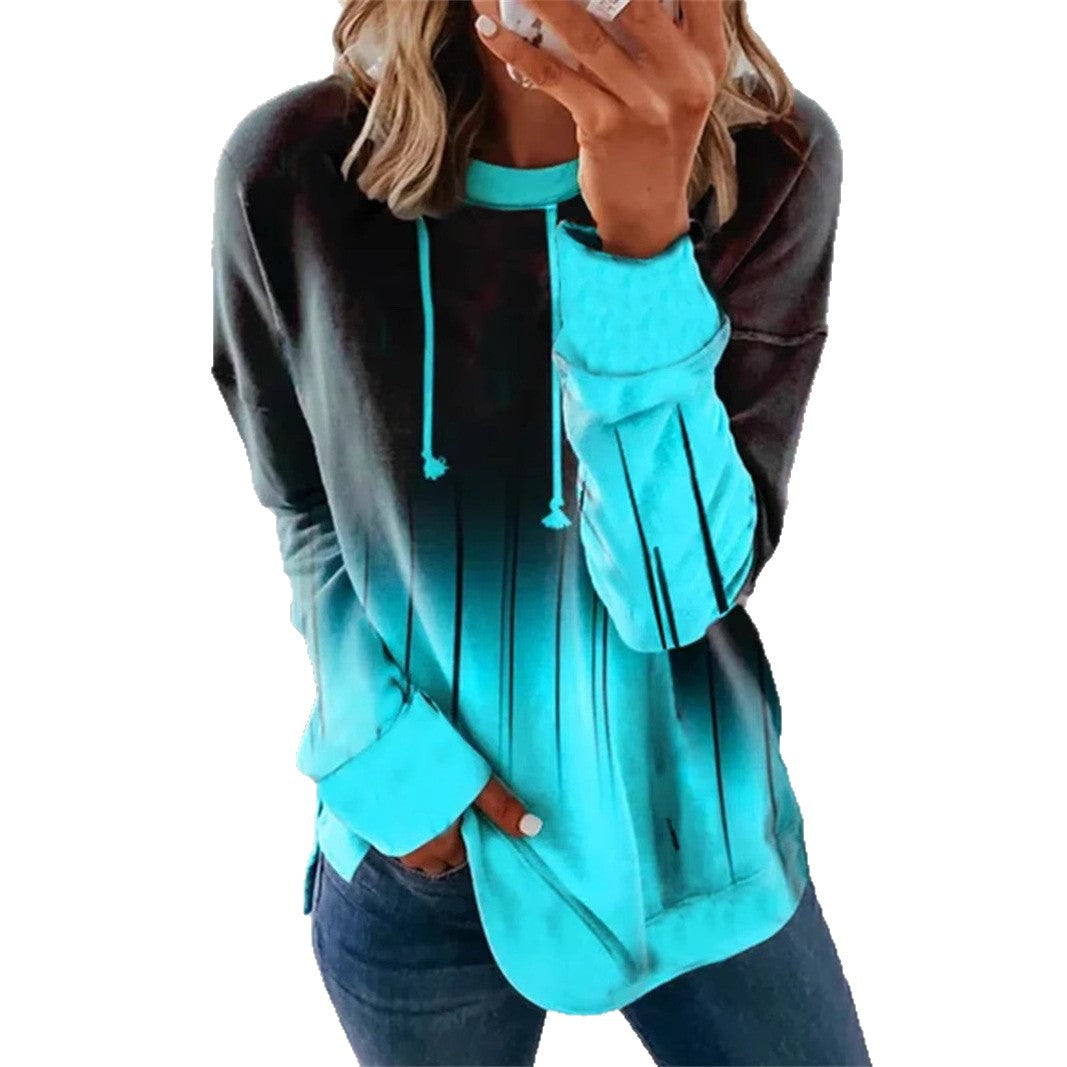 Kvinnehettegenser med stilfull gradient og unikt design Skjora