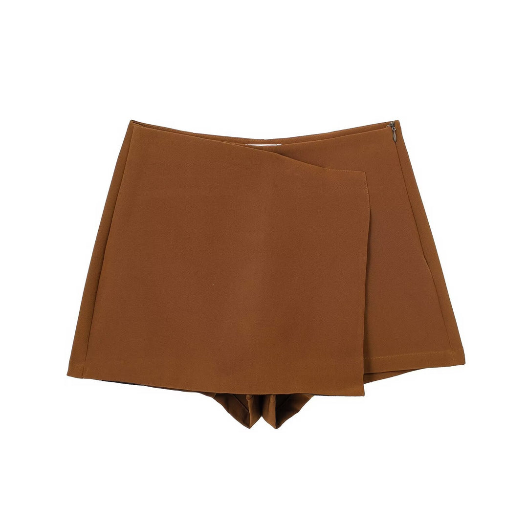 Dame sportliche shorts med elegant lagdelt design Skjora