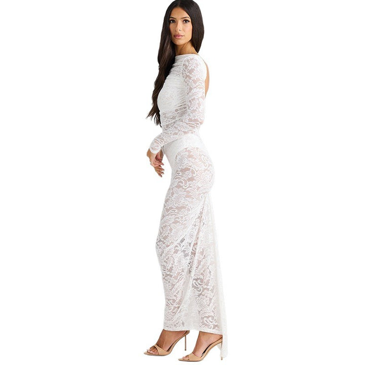 Damer Elegant blondkjole med lang arm Skjora