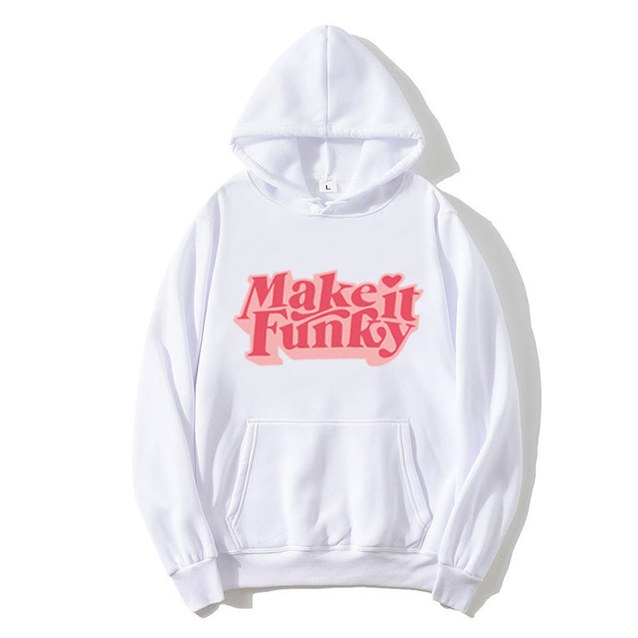Damen Kapuzenpullover mit verspieltem Aufdruck Skjora