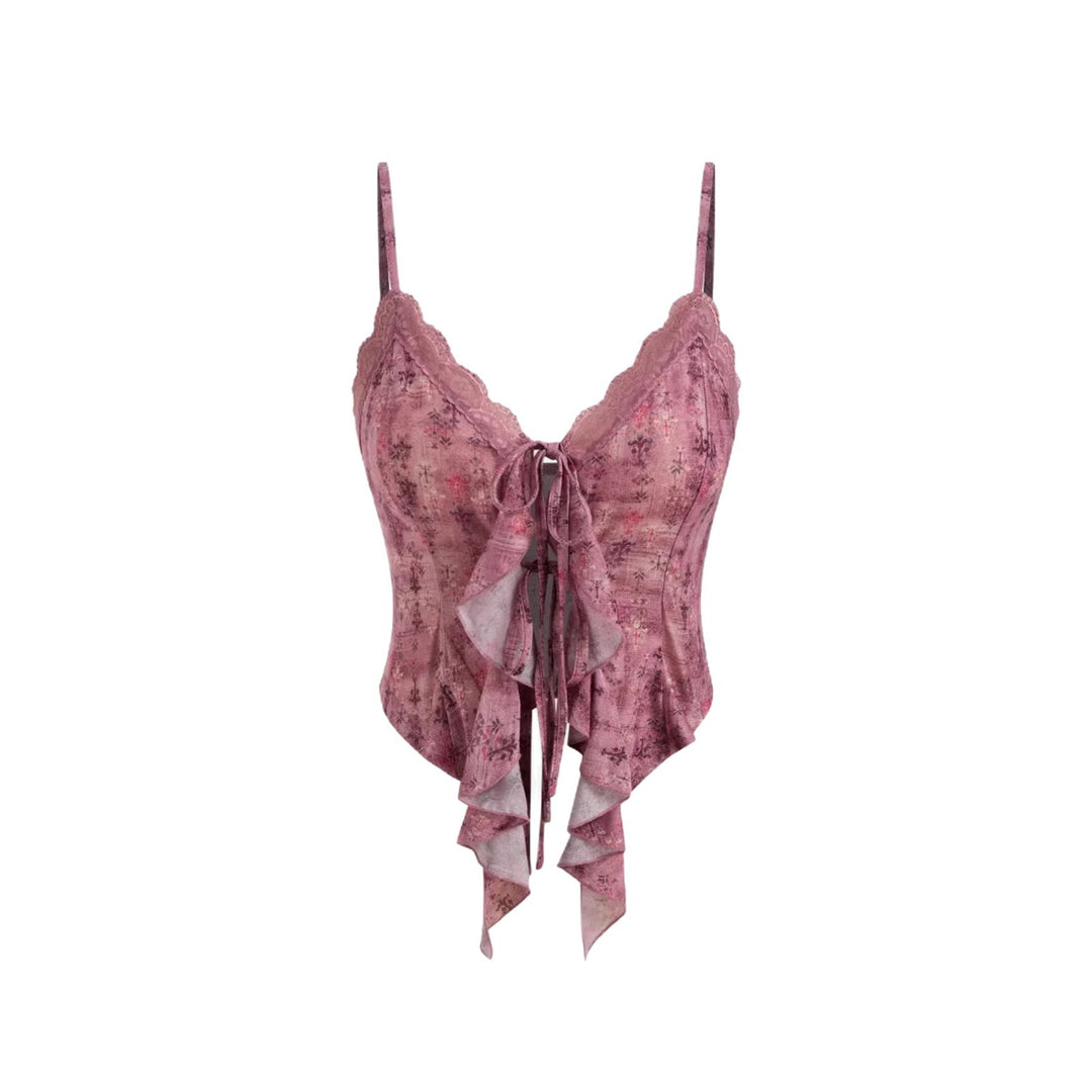 Damer Lekker bluse med volanger Skjora