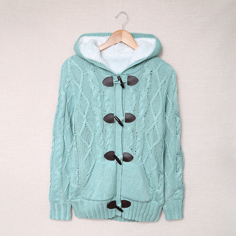 Dame cardigan med høy krage og komfortable knappedetaljer Skjora