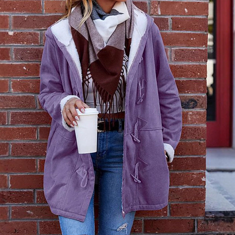 Women's comfortable and stylish outdoor jacket with fleece lining and adjustable drawstring Skjora