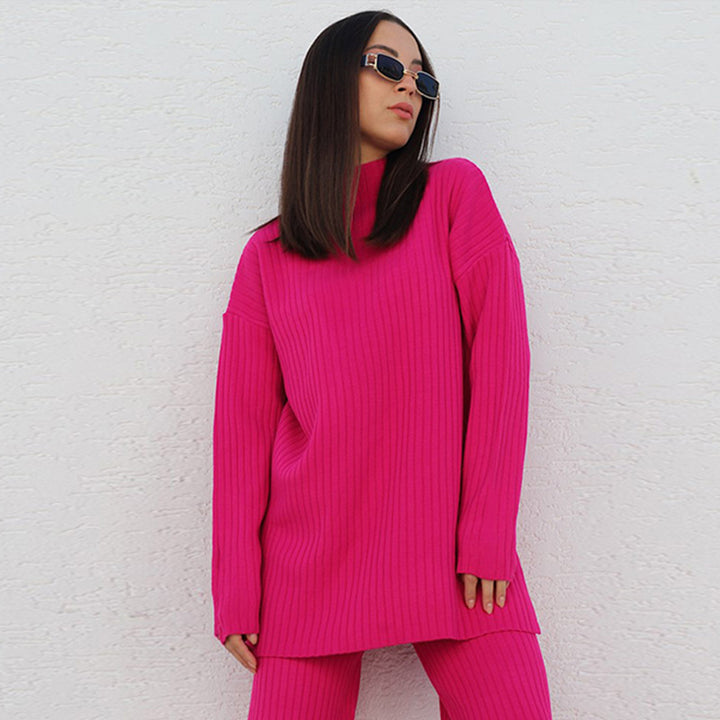Kvinnes chunky teksturert oversized genser Skjora