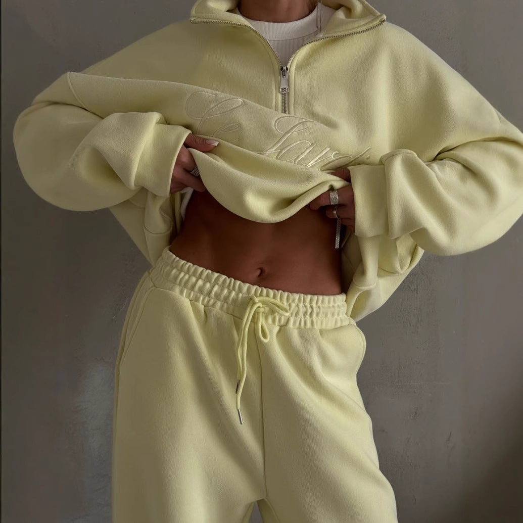 Dame sweatshirt og joggebukse sett Skjora