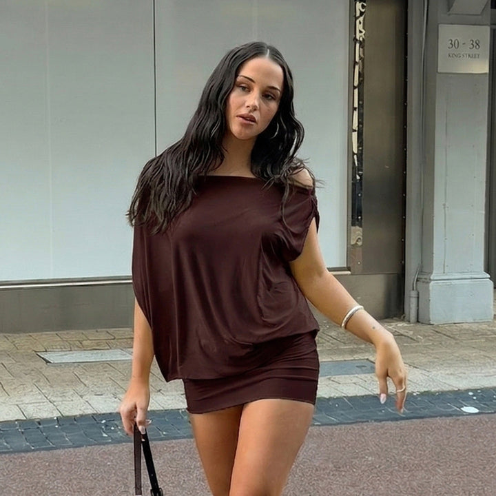 Damer casual topp med stilig omslagdesign og lange ermer Skjora