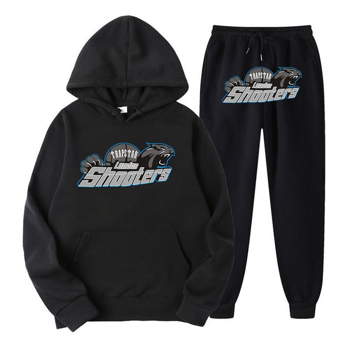 Dame herre hoodie og jogger-sett med urbant sportdesign Skjora