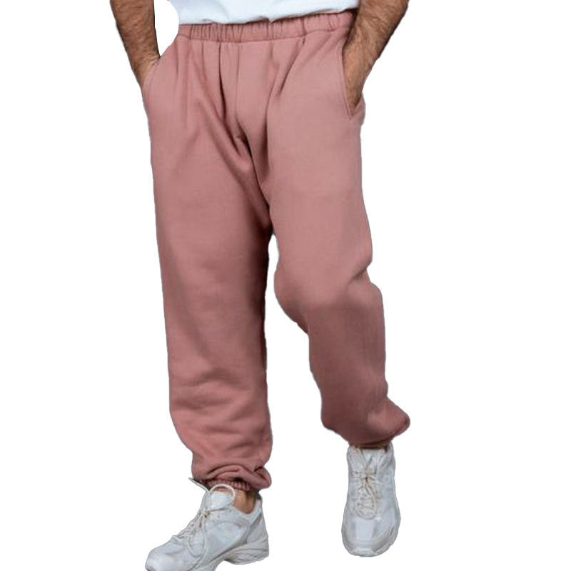 Men's sporty casual pants with elastic waist and practical side pockets Skjora