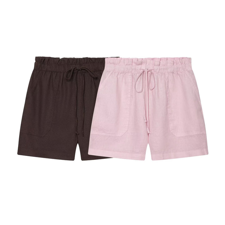 Damer behagelige fritidsshorts med elastisk midje og praktiske sidelommer Skjora