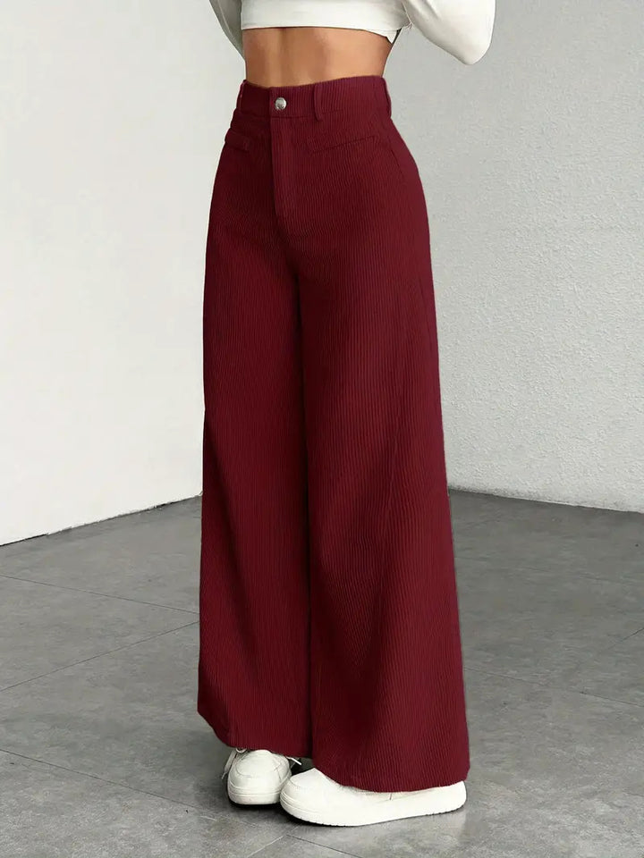 Women's Loose Corduroy Trousers Skjora