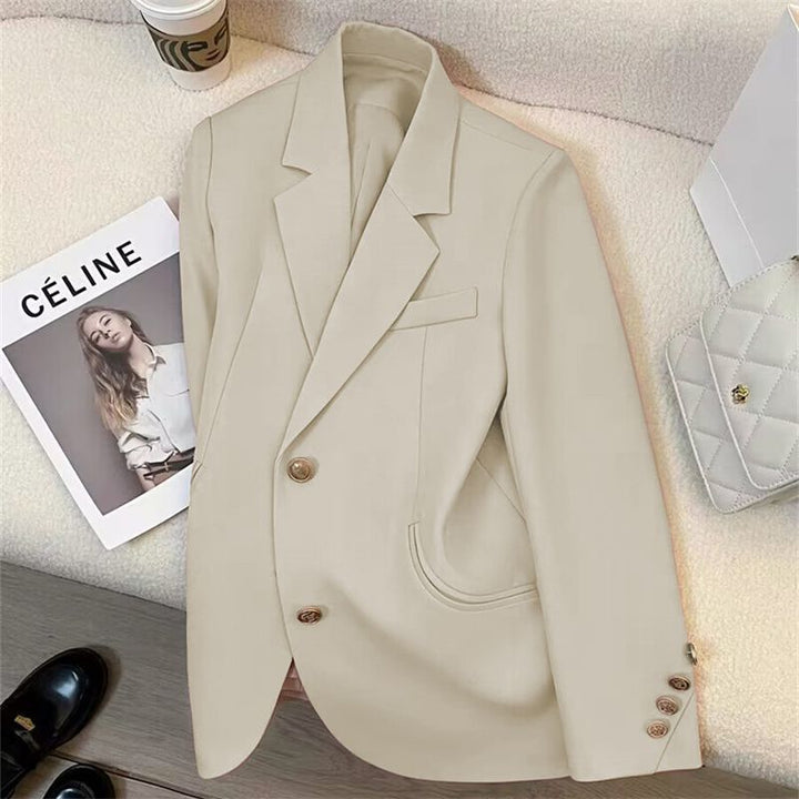 Dame Designer Blazer med elegant snitt Skjora