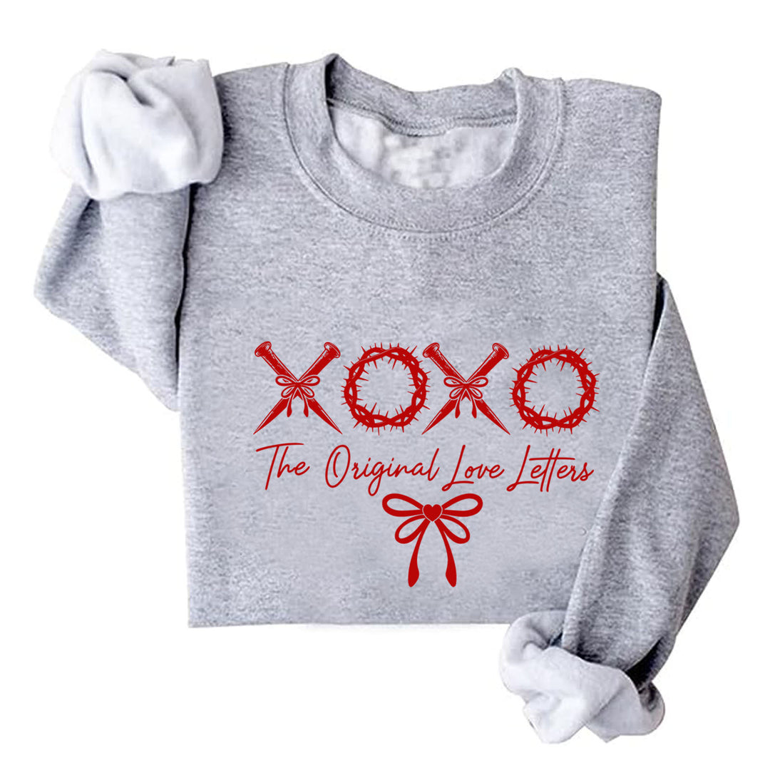 Dame avslappet genser med unik tekst og mykt materiale Skjora