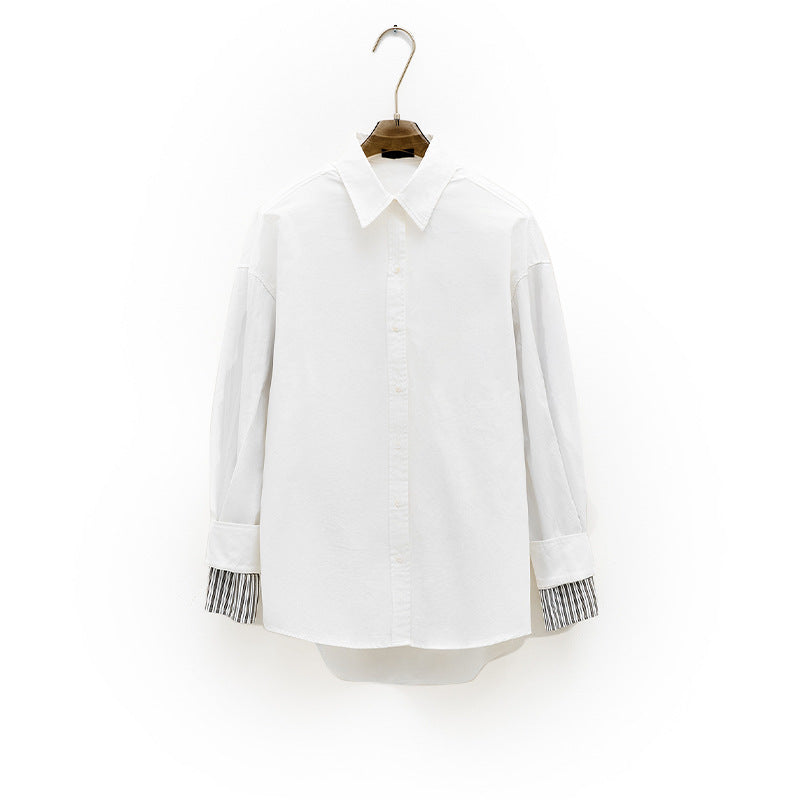 Dame Elegant og komfortabel bluse med innsnittede ermer Skjora