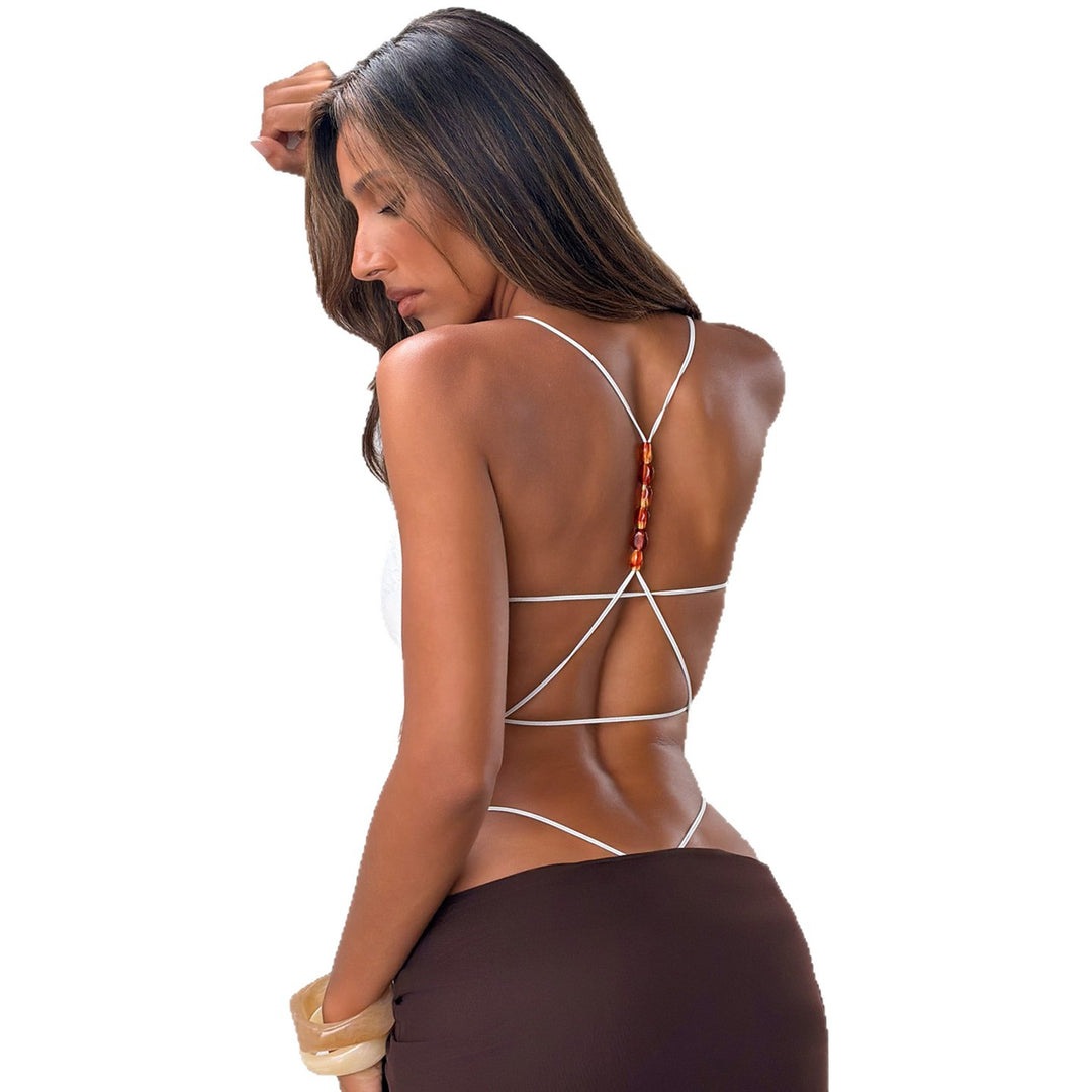 Damer Elegant Body med spidemønster Skjora