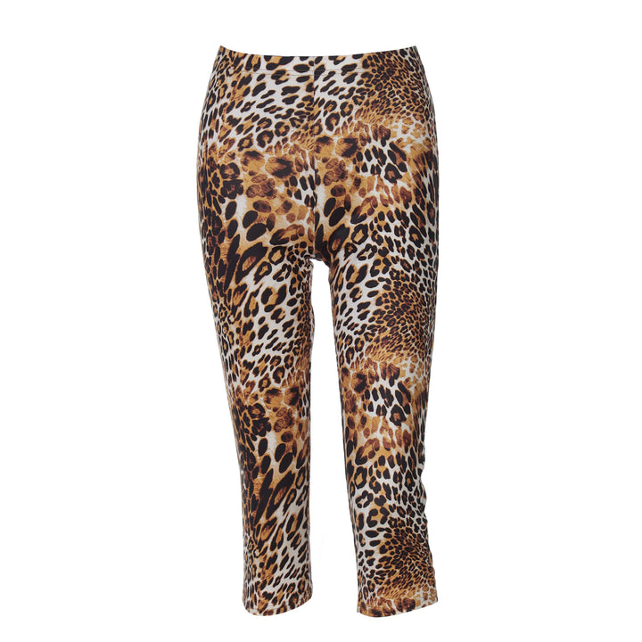 Dame leggings i trendy leo-mønster med komfortabel stretch Skjora