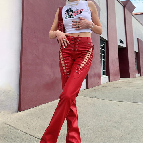 Dame Crop-Top med innovativt cut-out-design og lange ermer Skjora