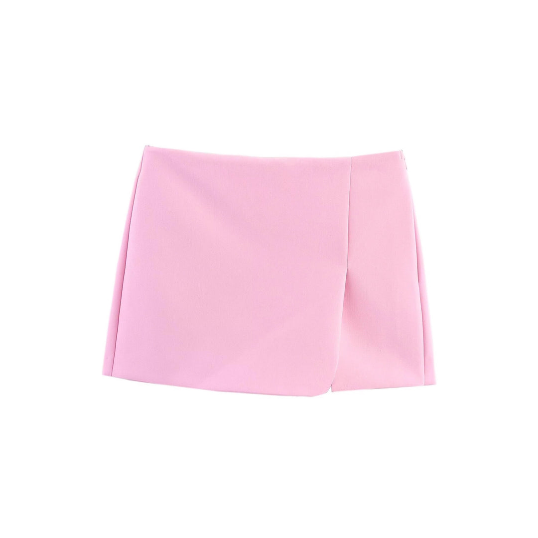 Dame Mini skjørt med eksklusiv snitt og elegant drapering Skjora