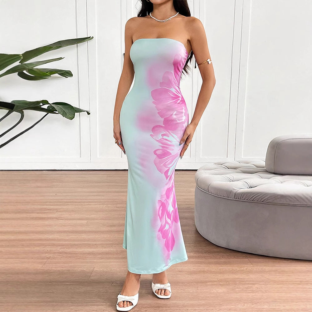 Damer Maxikjole med floral design Skjora