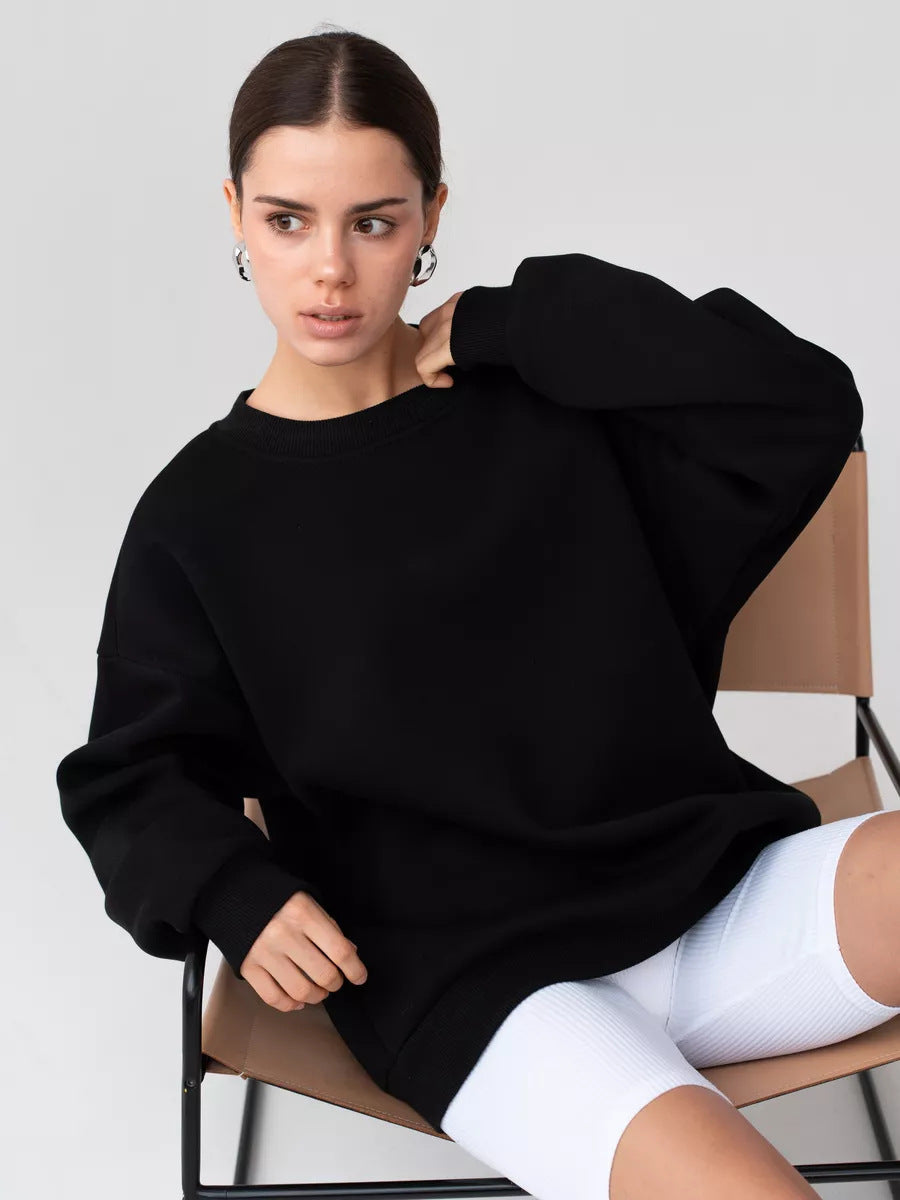 Kvinnenes komfortable oversized genser Skjora