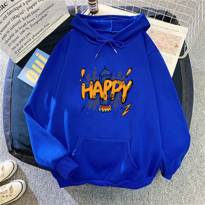 Ladies' Hoodie with Vibrant Graphic Design Skjora