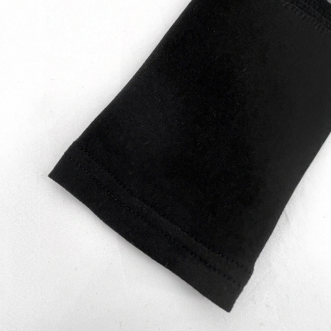 Kvinne Langermet Crop Topp med Kreativt Hjerte Design Skjora