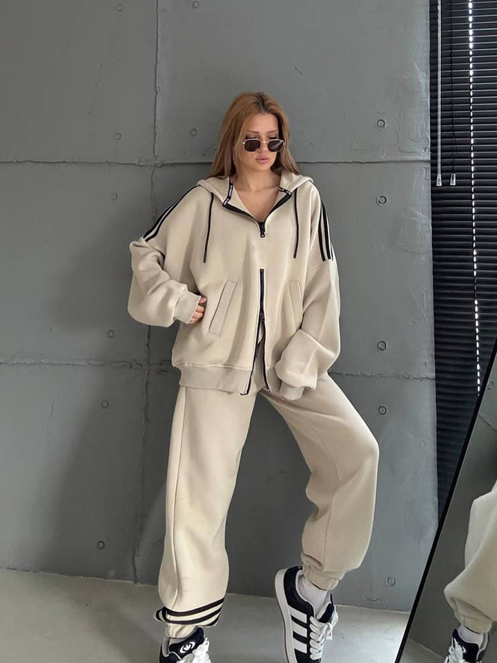 Dame jentedress oversized hettejakke med praktiske lommer Skjora