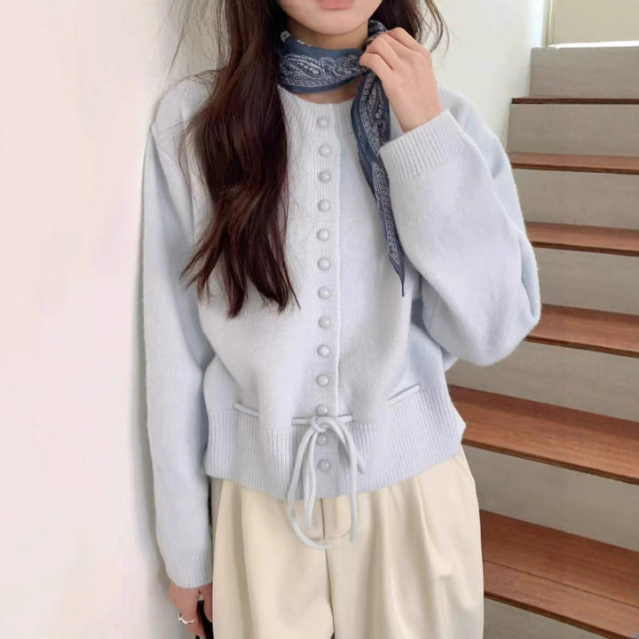 Dames casual cardigan med knapper Skjora