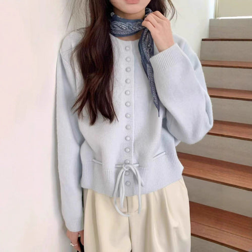 Dames casual cardigan med knapper Skjora