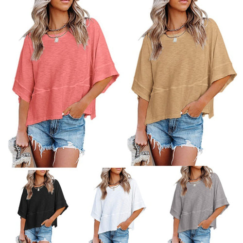 Damer oversized sommerplagg med løs passform og avslappet design Skjora