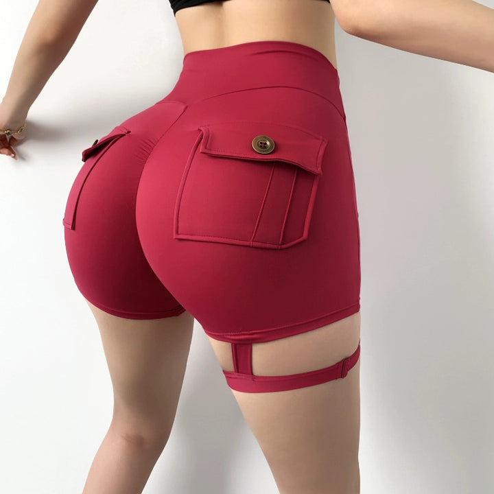 Dame Sporty Shorts med praktiske lommer Skjora
