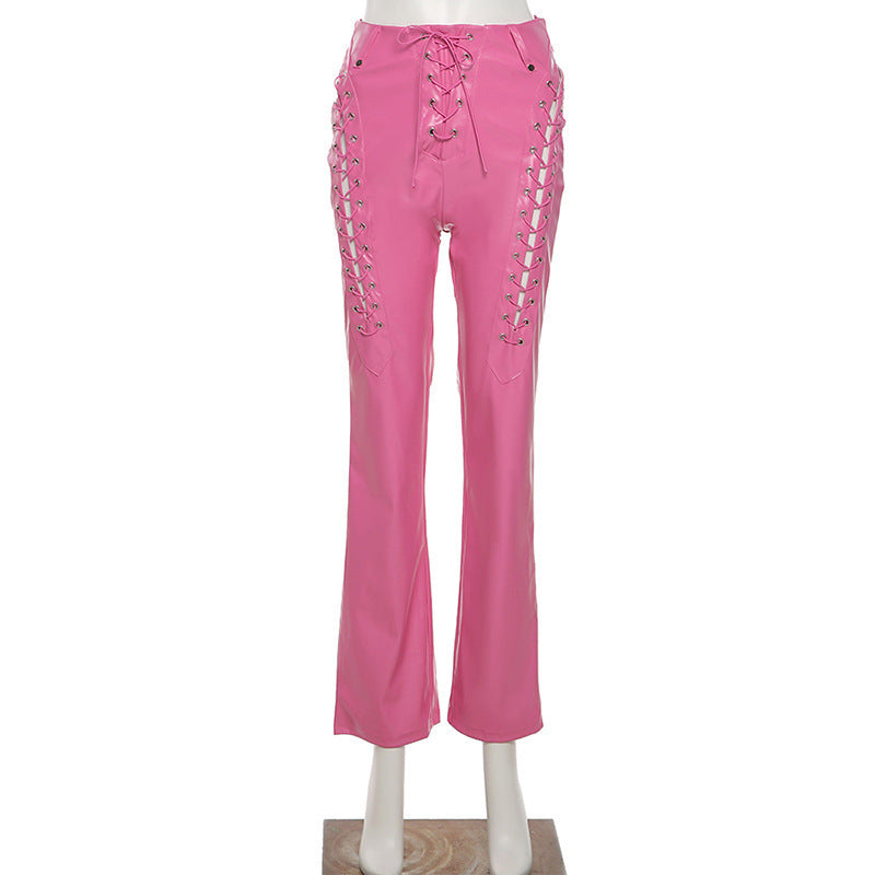 Dame Crop-Top med innovativt cut-out-design og lange ermer Skjora