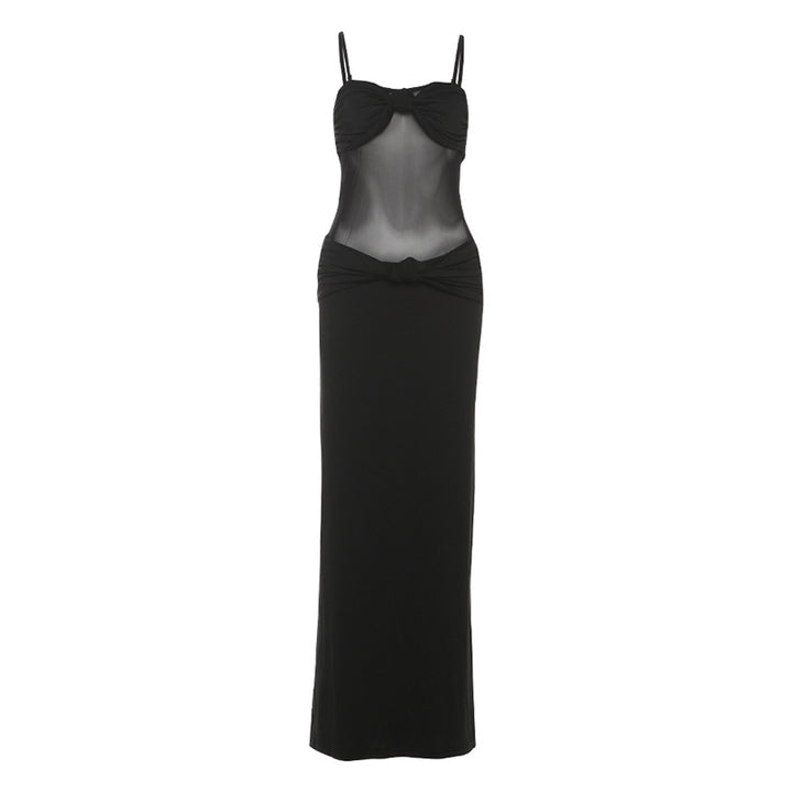 Dame Maxi Strandkjole med raffinert bustier-design og elastisk bånd Skjora
