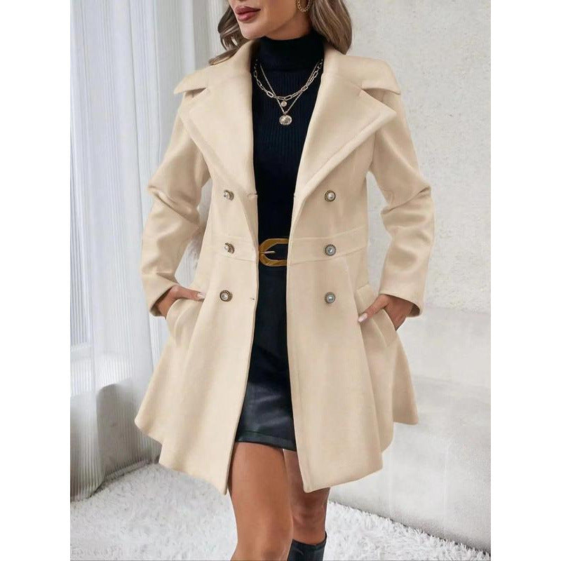 Damer elegant trench coat med skreddersydd snitt Skjora