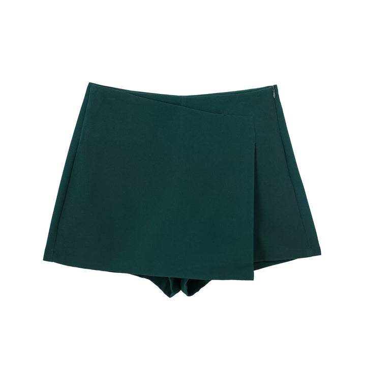 Dame sportliche shorts med elegant lagdelt design Skjora