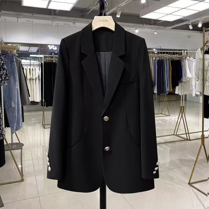 Dame Designer Blazer med elegant snitt Skjora
