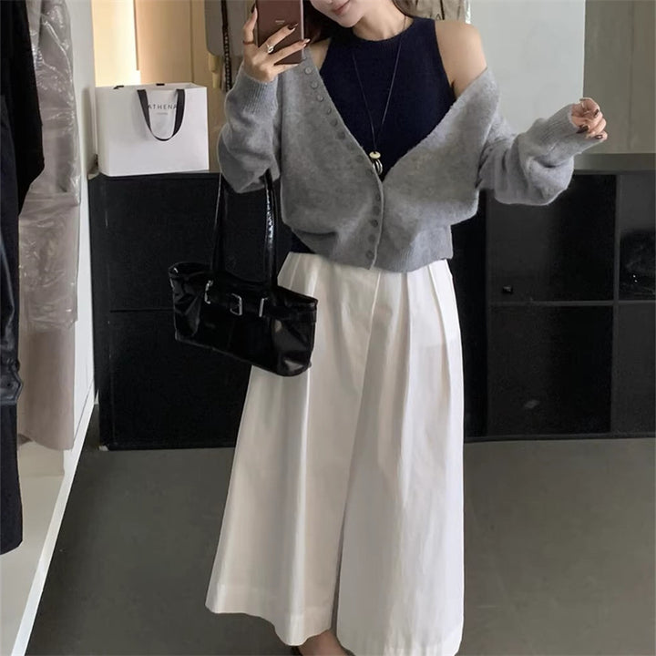 Kvinnes løsstrikket cardigan Skjora