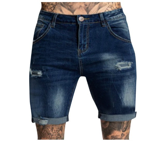 Herrer Zdestroyed Jeansshorts Skjora