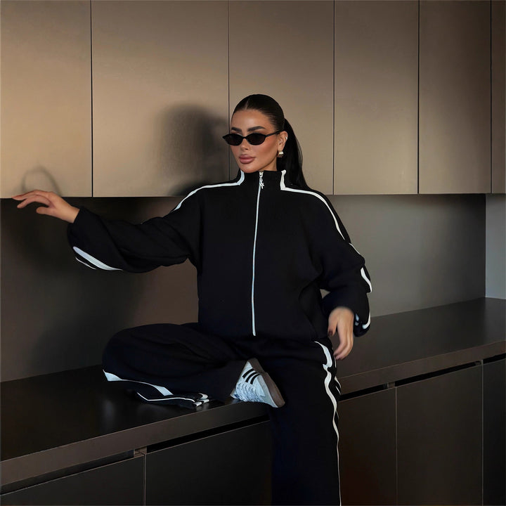 Dame sportivt overdel og vid bukse sett Skjora