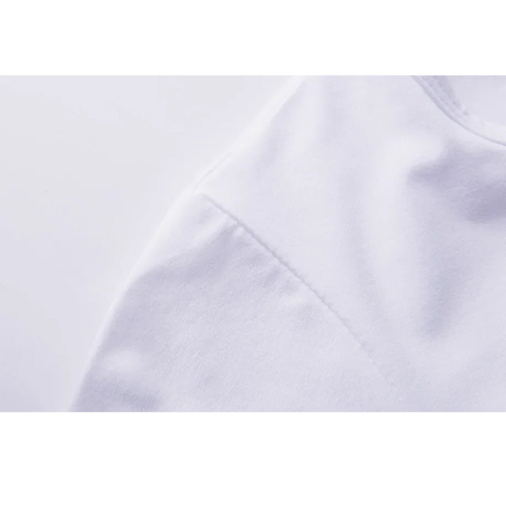 Dame Korte ermer Crop-Top laget av pustende materiale Skjora
