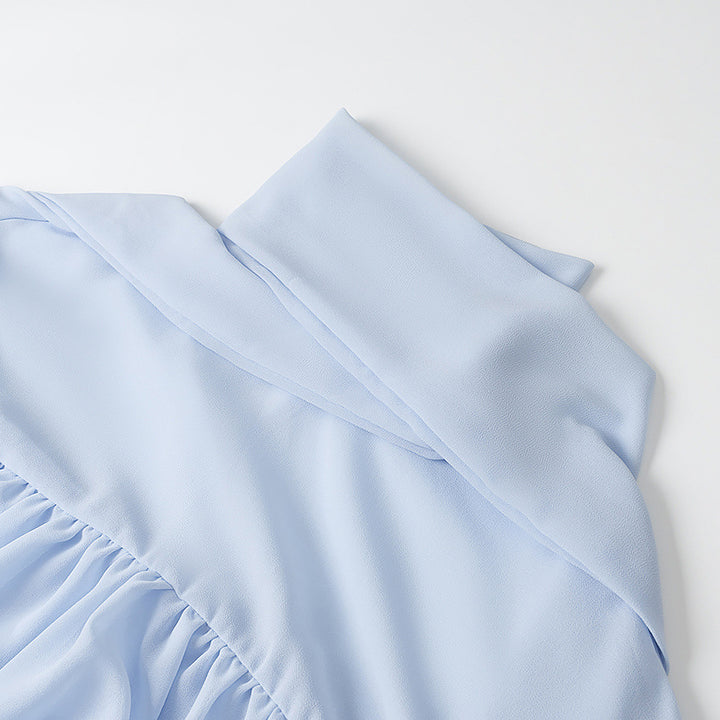 Damer Elegant Chiffon Jakke med Volangdetaljer Skjora