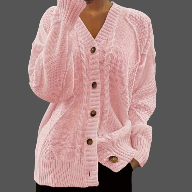 Kvinnes cardigan i avslappet oversized stil Skjora